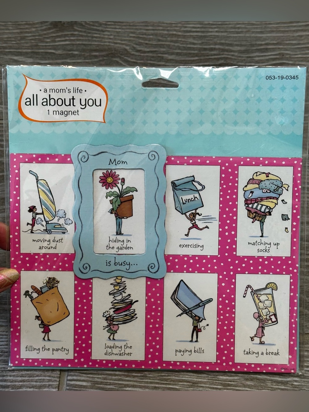 Carlton Cards A Mom's Life All About You Magnet Set Funny Mom Is Busy Gift